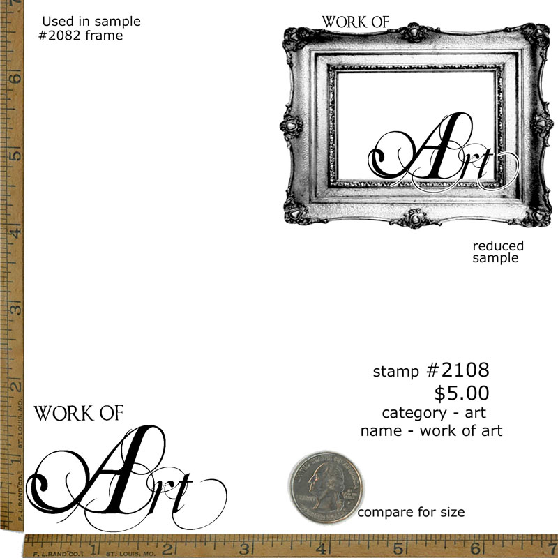 #2108 - Work of Art - Art